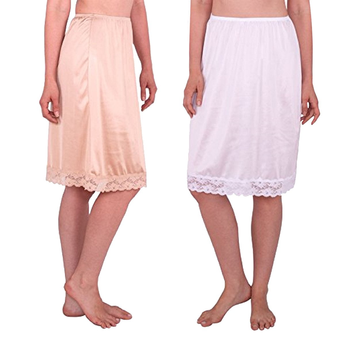 Under Moments Women's Classic Vintage Half Slip with Lace Details 18