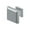 Brushed Chrome, variant on Deltana KS10U4 1-3/16" Square Cabinet Knob - Brass