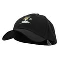 thumbnail image 2 of Sunset Fishing Big Size Stretchable Deluxe Fitted Cap - Black 2XL-3XL, 2 of 5