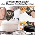 thumbnail image 7 of Vsdgher Boho Owl Non-Slip Mini Oven Mitt Set, Short Oven Mitts for Baking Grilling Barbecue Microwave, 5.9"x5.9"in, 7 of 7