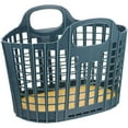 thumbnail image 1 of EeaseCA Foldable Storage Basket Fruits Vegetable Basket Handheld Storage Basket Bathroom Laundry Basket, 1 of 7