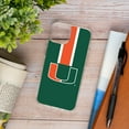 thumbnail image 3 of Miami Hurricanes HD Phone Case Compatible with Apple iPhone 13 Pro (Stripe) by Affinity Bands, 3 of 3