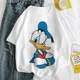 thumbnail image 5 of branco topos pato donald margarida dos desenhos animados impressão camiseta feminina harajuku estética tshirt moda y2k feminino t camisa roupas presentes, 5 of 5