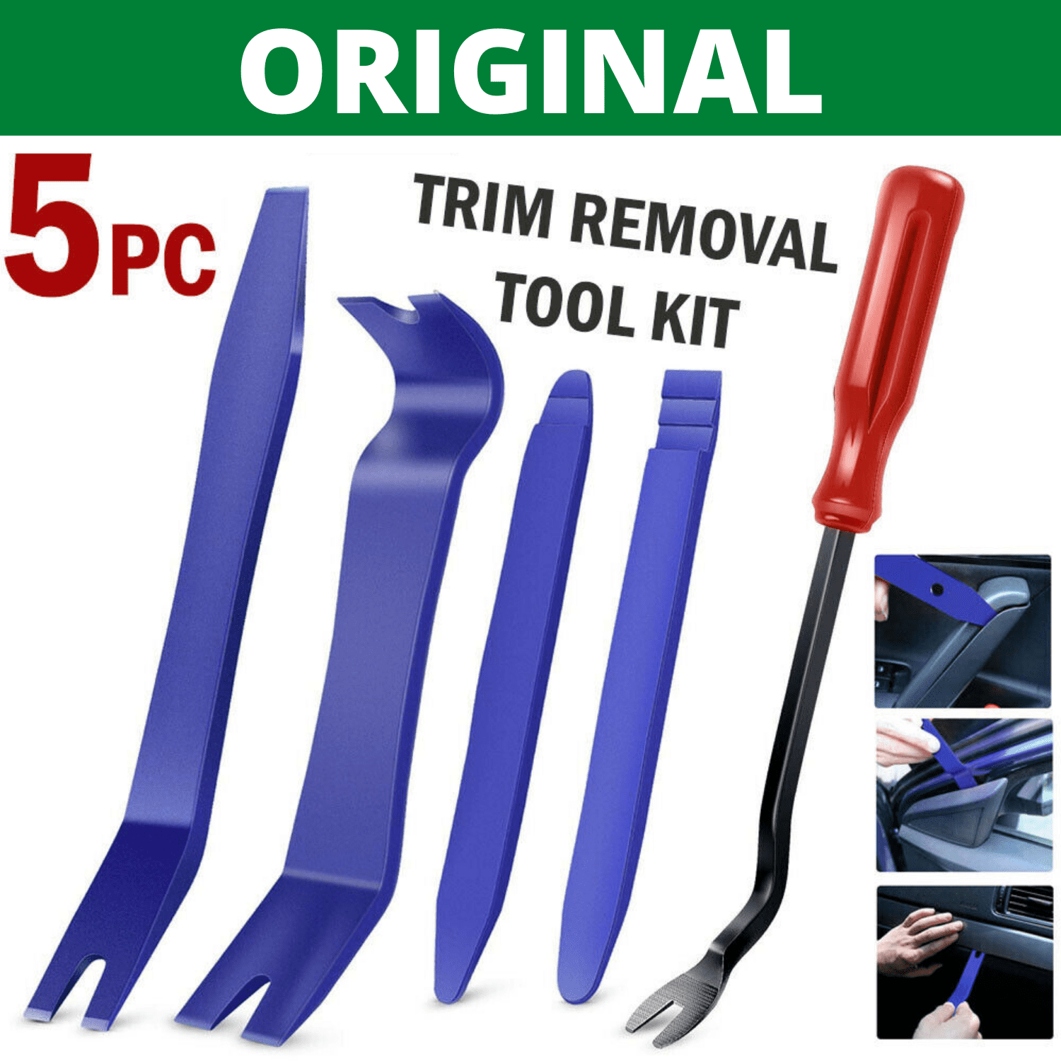 New Age U.S. Car Trim Removal Tool Set Door Panel Fastener Auto