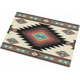 thumbnail image 2 of Shag Bath Rugs Boho Aztec Vintage Tribal Totem Plush Soft Fluffy Doormat Floor Carpet,Non-Slip Living Room Bedroom Kitchen Entryway Door Mats Ethnic Geometric Pattern, 2 of 6