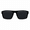 Shiny Black, variant on Motion Polarize Sunglasses Mens Lightweight Rectangle Frame UV400 Gunmetal