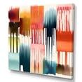thumbnail image 2 of Designart "Orange And Blue Artistic Expressions I" Modern Geometric Canvas Print, 2 of 5