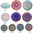 thumbnail image 2 of Round Printed Decorative Pillowcases,Polyester Fiber Mandala Throw Pillow Cushion Cover Home Car Decorations, 2 of 2