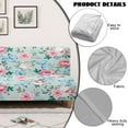 thumbnail image 5 of Yuyamidu Floral Futon Cover Armless Sofa Covers Soft Futon Covers Slipcover with Elastic Edge Waterproof Sofa Bed Slipcover Protector Gift for Holiday, 5 of 8
