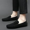 thumbnail image 6 of Unisex Slip-On Loafers - Breathable Synthetic & Rubber Sole, Comfortable Slip-On Driving Moccasins for Men & Women, Casual & Formal Wear (Black, Brown, Navy, Grey), Versatile Shoes, Contemporary, 6 of 9