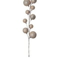thumbnail image 4 of Vickerman 10' Oat Pearl Branch Ball Wire Garland., 4 of 4