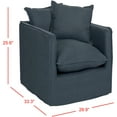 thumbnail image 4 of SAFAVIEH Joey Arm Chair Blue, 4 of 7