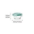 thumbnail image 2 of OXO Good Grips 1-Cup Smart Seal Glass Round Container, 2 of 6