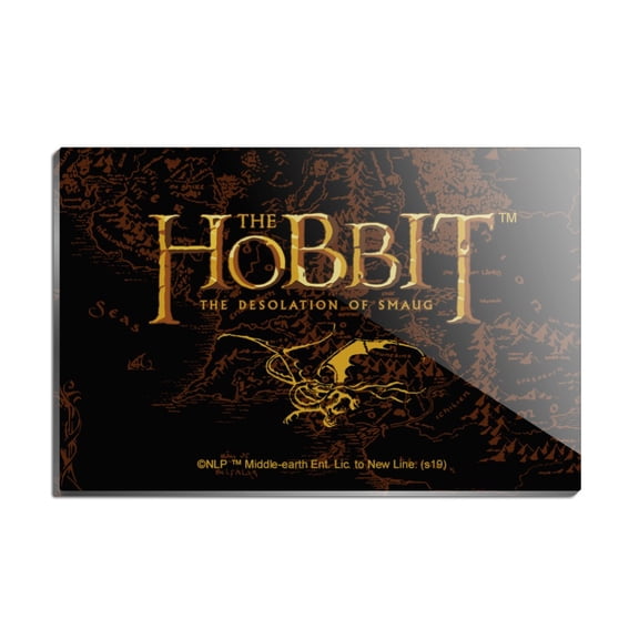 The Hobbit The Desolation of Smaug Logo Rectangle Acrylic Fridge Refrigerator Magnet