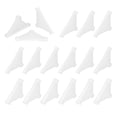 thumbnail image 1 of Uxcell 1 Set Triangle Glass Corner Protector, 0.25/0.3/0.4 Inch Plastic Glass Table Corner Protector Transport Corner Guard for Glass, Ceramics, Wood, and Steel(Rounded Corner, Clear), 1 of 6