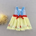 thumbnail image 5 of WIBACKER 1-4T Princess Dress Up Aprons Dress for Toddler Girls, Kids Waterproof Mess Play Clothes, Halloween Costume - 1PCS, 5 of 11