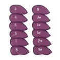thumbnail image 1 of LOVIVER 12x Golf Club Head Covers Golf Iron Covers Set Golf Wedges Headcovers Protection, 1 of 8