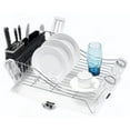 thumbnail image 1 of MAINSTAYS Deluxe Chrome Dish Rack, 1 of 2