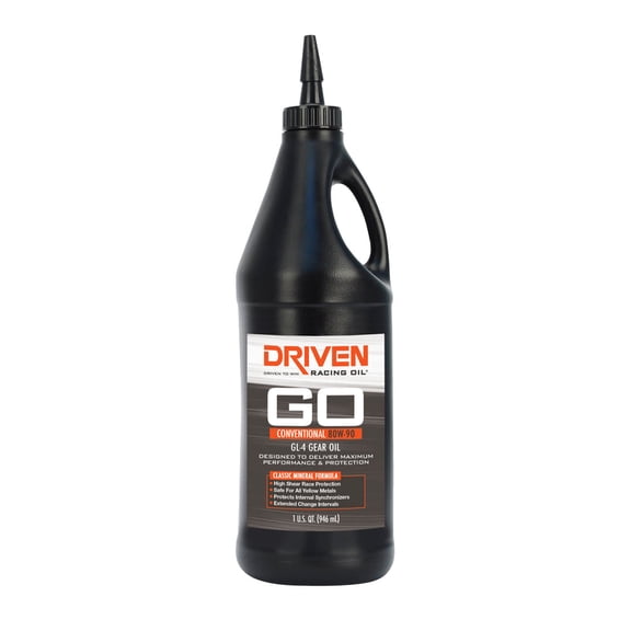 Driven 4530 GL-4 Synthetic 80W-90 Gear Oil quart, 1 Quart