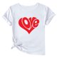 thumbnail image 1 of Camisetas de Manga Corta para Mujeres, Camiseta de Cuello Redondo Impresa de Moda, Primavera Y Verano Casual, 1 of 1