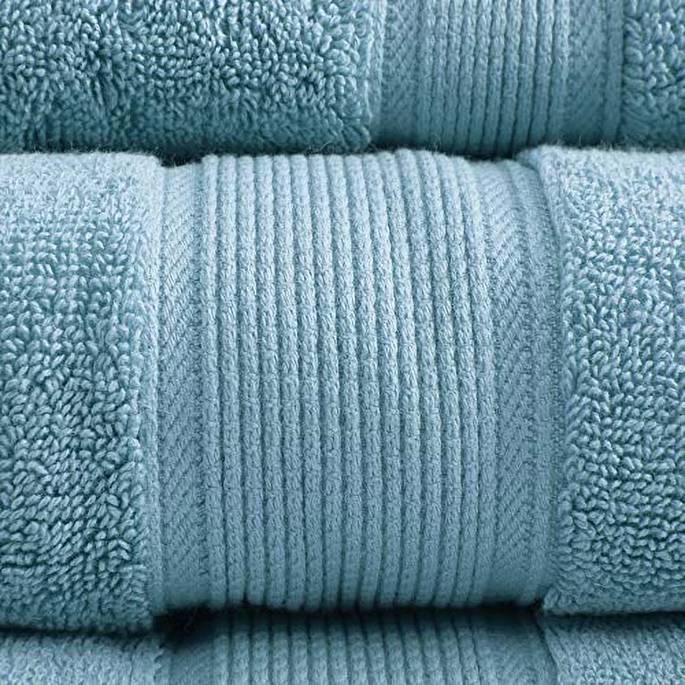 Home Essence 800gsm 100% Cotton Bath Sheet Antimicrobial 2 Piece Set, Aqua,  34x68