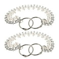 thumbnail image 5 of FRCOLOR 2pcs Shoe Charms Chain for DIY Detachable Shoes Decoration Chain Fashionable Accessories for Women Garden Decor, 5 of 8