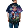 thumbnail image 5 of Happy New Year Yorkshire Terrier Family Cheer Winter Midnight Firework Hawaiian Shirt Breathable Summer Unisex Merch Yorkie Dog Lover Gifts - 02025, 5 of 6