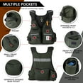 thumbnail image 2 of JARUSITE Water Sports Fly Fishing Vest Jacket with Multiple Pockets and Bottle Holder, 2 of 9