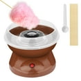 thumbnail image 1 of Portable Cotton Candy Machine Desktop Cotton Candy Maker 450W Candy Floss Machine with Bowl Sugar 10pcs Candy for Home Use Brown, 1 of 7
