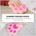 thumbnail image 4 of 1Pcs Pink Cat-Paw Shaped Cooling Bag for Lunch Box Ice Pouch for Summer, 4 of 9