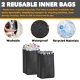 thumbnail image 3 of SpaceAid Recycling Bin for Kitchen 26 Gallon, 100, 3 of 6