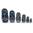 thumbnail image 5 of Set of 6 Reusable Chalkboard Matryoshka Nesting Dolls Set with Chalk Creative DIY Drawing Gift Set, 5 of 5