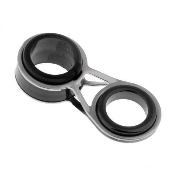 SunniMix 4xStainless Steel Fishing Rod Guides Rod Repair DIY Eye Rings 9.0mm