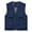 Navy, variant on Mens Thin Cargo Vest Casual Solid Work Vests Travel Photography Vest Outdoor Hiking Vests Khaki