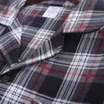 thumbnail image 4 of Puliio Men's Winter Plaid Pajamas Set Long Sleeve Flannel Top & Pants With Pockets Nightwear Sets 2 Piece, 4 of 9