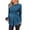 Peacock Blue, variant on Ekouaer Women's Maternity Shirts Long Sleeve Pregnancy Tops Casual Ribbed Knit Winter Pregnant Blouses