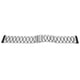 thumbnail image 3 of Correa de reloj de acero inoxidable con pulsera de metal ajustable, doble hebilla, correa de repuesto de liberación rápida de 24 mm para hombres y mujeres, color plateado, 3 of 14