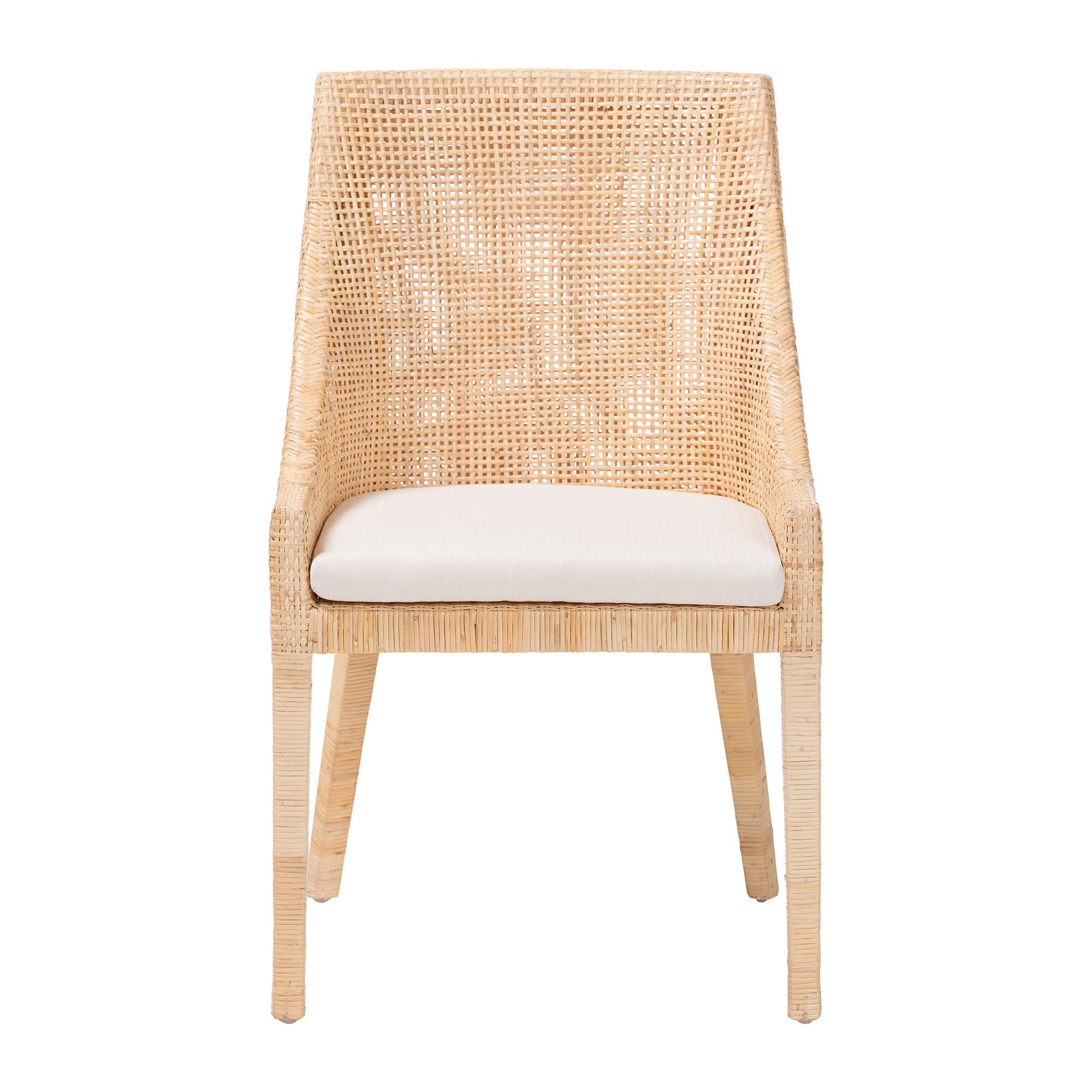 bali & pari Beata Boho Dining Chair, Light Honey