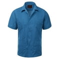 thumbnail image 2 of Guayabera Men's Cuban Beach Wedding Short Sleeve Button-up Casual Dress Shirt, 2 of 2