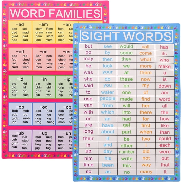 2 Sheets Classroom Decor for Teachers Assorted Color Educational Preschool Classroom