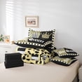 thumbnail image 6 of Castle Fairy 7-Piece Twin Bedding Set Crown Abstract Cheetah Print, 6 of 8