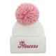 thumbnail image 1 of Gorro de punto para niños, gorro de punto grueso cálido para invierno, letras bordadas, gorro de lana de otoño con pompón para niños y niñas, 1 of 8