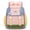 Z67-Pink, variant on Casual Color Block Backpack with Decorative Patches, Large Capacity Multi Compartment Daypack, Water Resistant Back to School Bag for Ages 7-14, Coffee