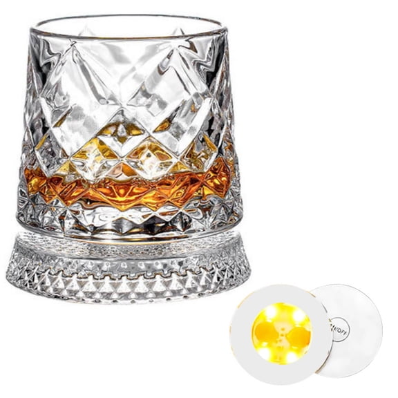 Whiskeys Glass Crystal 280ml Textured Clear Cocktail Drinking Wine Glass Decors