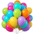 thumbnail image 1 of Arco de látex multicolor con forma de arco de 50 globos FEYG Rainbow, 1 of 7