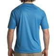 thumbnail image 2 of ZeroXposur Men's Short Sleeve Rash Guard Sun Protection Tee (Blue, M), 2 of 3