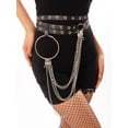 thumbnail image 2 of YooGuoGuo Black PU leather Waist Harness Belt, Emo Punk Grunge Goth Belt, Gothic Punk Accessories, 2 of 6