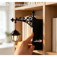 thumbnail image 3 of Library Lantern Bookshelf Lighting, Vintage Wooden Bookcase Lamp with Warm LED Glow, Reading Nook Decor for Home Office Desk, 3 of 6
