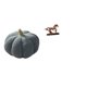 thumbnail image 1 of Figura de caballo con forma de calabaza de Halloween, escultura en miniatura, adorno de resina coleccionable, suave, ideal para decoración del hogar,, 1 of 8