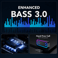 thumbnail image 2 of Portable Bluetooth Speaker IP7 Waterproof, 30W Loud Sound Wireless Ultra Bluetooth Speaker, 24H Playtime, Deep Bass, BT5.4, Colorful LED Lights,Suitable for Home/Party/Outdoor/Beach/Gift Deep Black, 2 of 8
